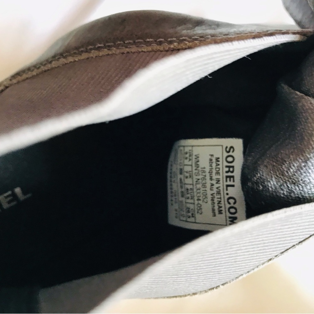 Sorel Gray Leather Ankle Boots - Picture 14 of 14
